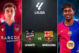 Trực tiếp bóng đá Levante - Barcelona: Chờ đại tiệc tấn công (La Liga)