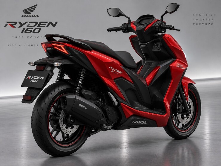 Honda Ryden 160 2027 gây “sốt”, Yamaha Aerox sắp có đối thủ xứng tầm? - 2