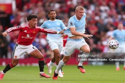 Video bóng đá MU - Man City: Thẻ đỏ cay đắng, ngỡ ngàng Haaland (Ngoại hạng Anh)
