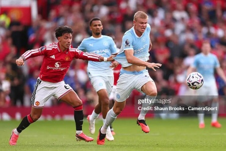 Video bóng đá MU - Man City: Thẻ đỏ cay đắng, ngỡ ngàng Haaland (Ngoại hạng Anh)