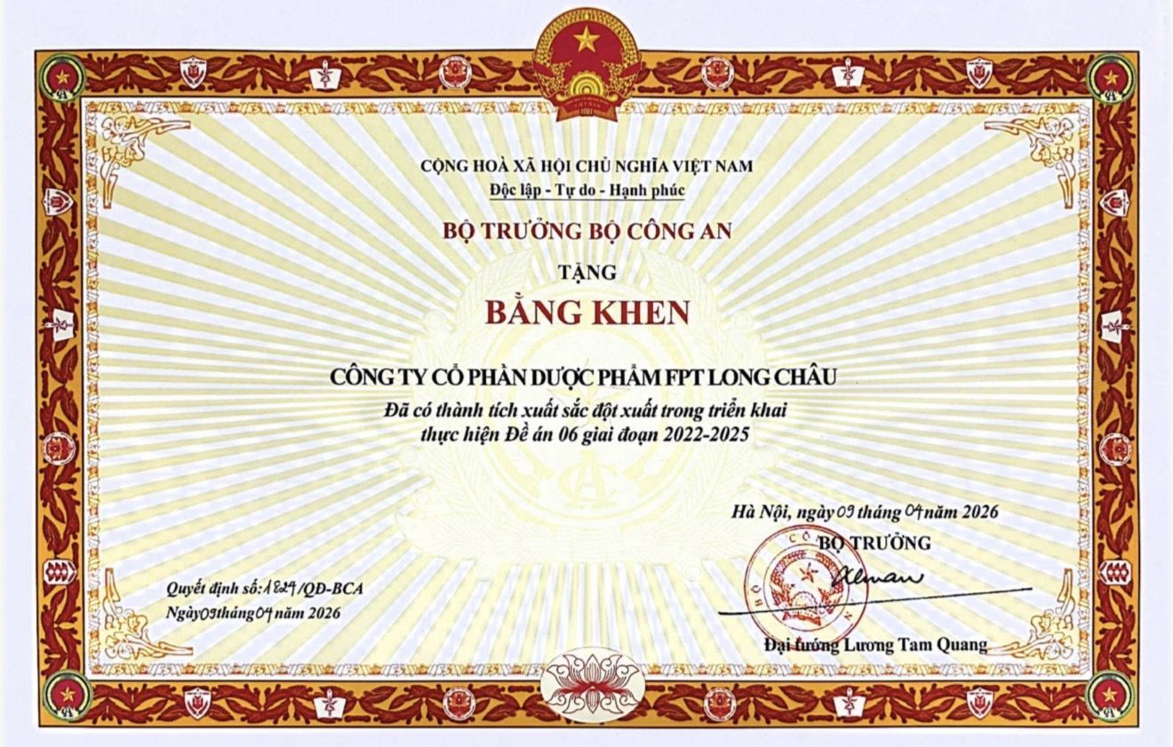 Hệ thống Nhà thuốc và Tiêm chủng Long Châu là đơn vị xuất sắc trong triển khai thực hiện Đề án 06 giai đoạn 2022 - 2025. Ảnh: H.Khánh