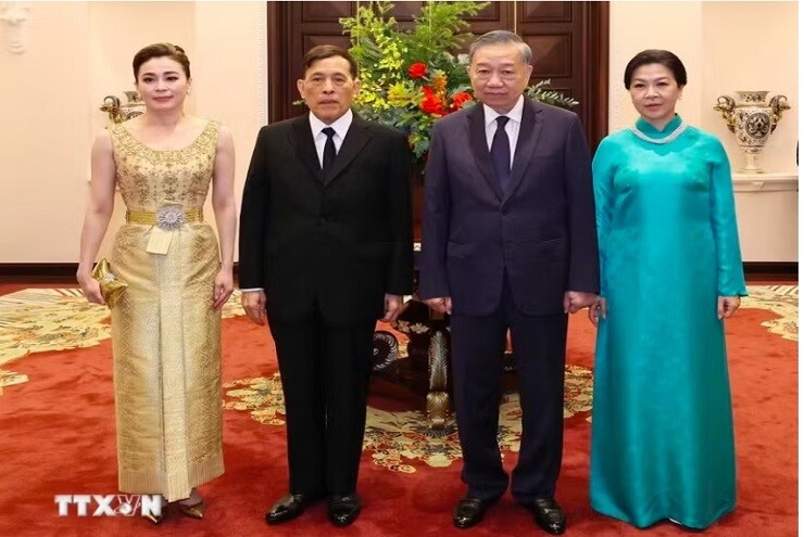 Tổng Bí thư, Chủ tịch nước và Phu nhân chủ trì chiêu đãi Nhà vua và Hoàng hậu Thái Lan