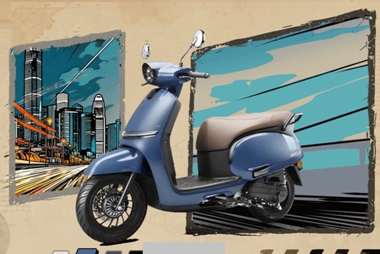 Xe ga Yamaha mới có màn hình TFT, hỗ trợ hybrid, giá gần 45 triệu đồng