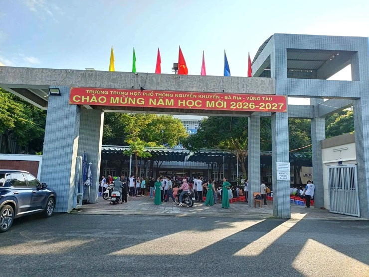 Trường THPT Nguyễn Khuyến, khu vực Bà Rịa - Vũng Tàu, TP HCM. Ảnh: Nhà trường cung cấp