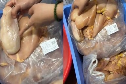 Phát hiện thịt gà, tôm có mùi bất thường vào trường học: Đơn vị cung cấp thực phẩm nói gì?