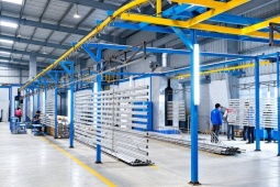 Dây chuyền sơn tĩnh điện tại Hà Nội: Giải mã hệ thống phía sau lớp phủ bền đẹp
