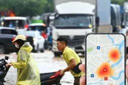 Cách tra cứu nhanh chóng điểm ngập trên ứng dụng iHanoi