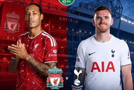 Trực tiếp bóng đá Liverpool - Tottenham: Báo động tuyến giữa "Lữ đoàn đỏ" (League Cup)
