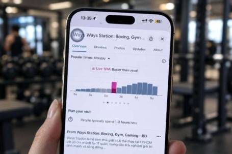 Cách Google Maps biết điểm bạn muốn đến đang vắng hay đông khách