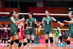Kết quả bóng chuyền ĐT nữ Việt Nam - Qatar: "Hủy diệt" 49 phút (ASIAD)