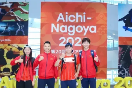 Đại quân đoàn Việt Nam 'đổ bộ' Nhật Bản, sẵn sàng tranh tài ASIAD 2026