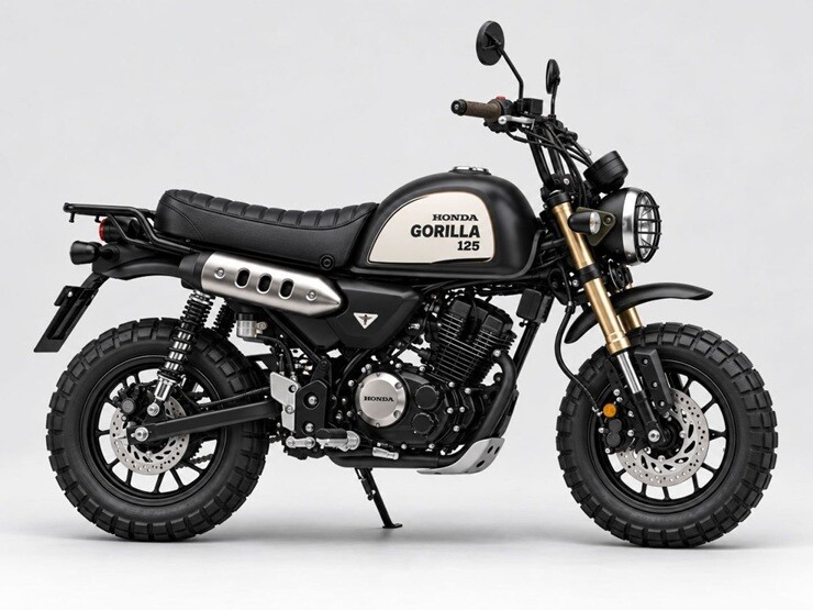 Honda Gorilla 125 2027: “Khỉ đột” hồi sinh, bình xăng 12 lít, sẵn sàng đi xa - 1