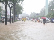 Hà Nội lý giải vì sao đường Tố Hữu ngập sâu dù gần hồ thoát nước Đồng Bông 2