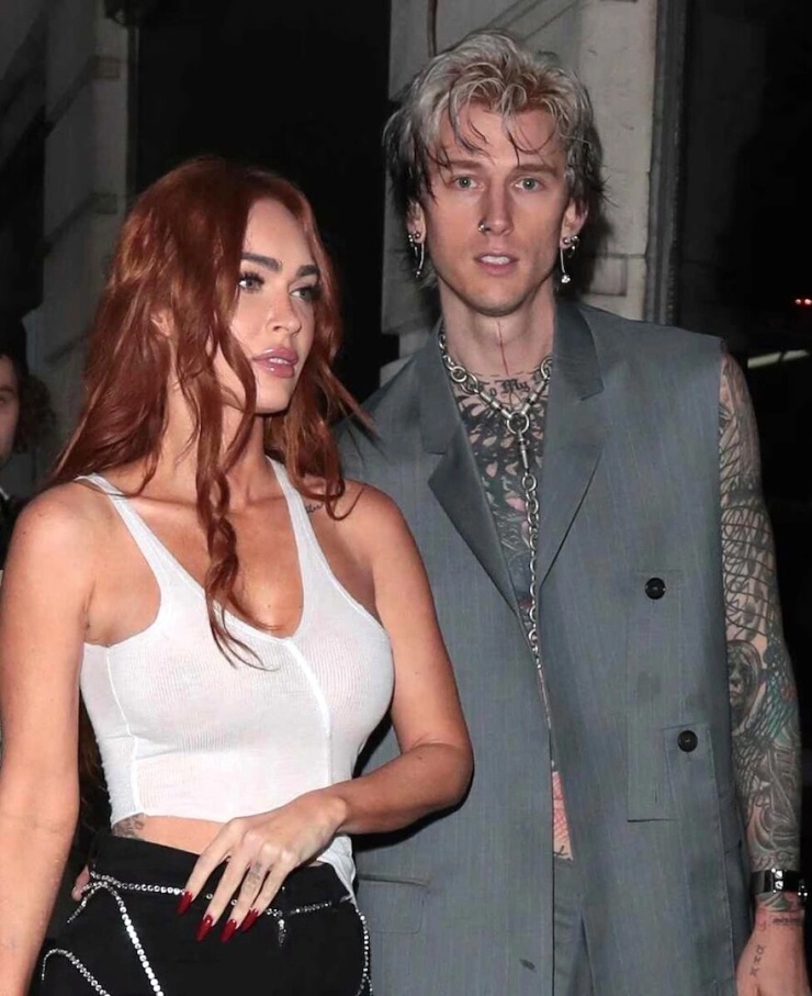 Megan Fox và MGK năm 2023. Ảnh: Backgrid