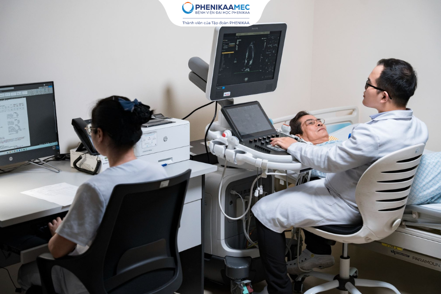 Hệ thống siêu âm hiện đại cùng bác sĩ giàu kinh nghiệm phát hiện sớm bất thường về tim mạch