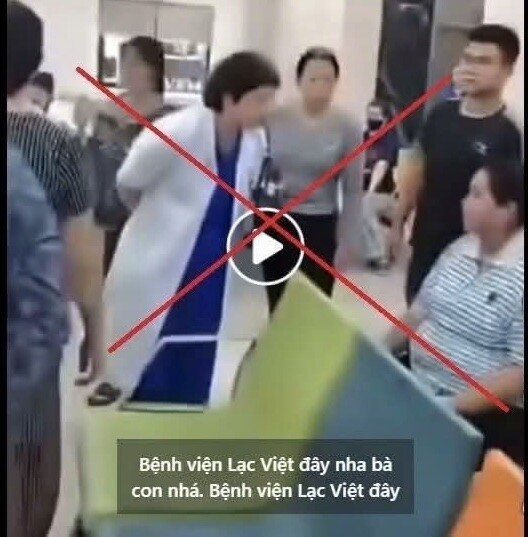 Ảnh cắt từ clip vụ việc. Nguồn: CA Phú Thọ.