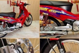 Honda Wave 125 đời 2005 lên dàn đồ hiệu hơn 500 triệu đồng