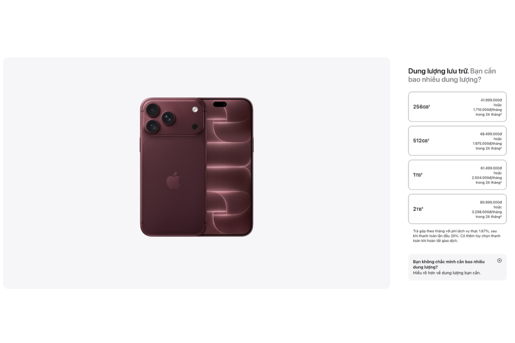 Việc chọn giữa iPhone 18 Pro và Pro Max phụ thuộc vào thói quen sử dụng hơn là chỉ nhìn vào tên gọi. Ảnh: Apple