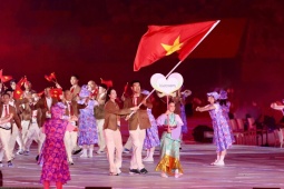 Trực tiếp khai mạc ASIAD: Lời chào đặc sắc của chủ nhà Nhật Bản