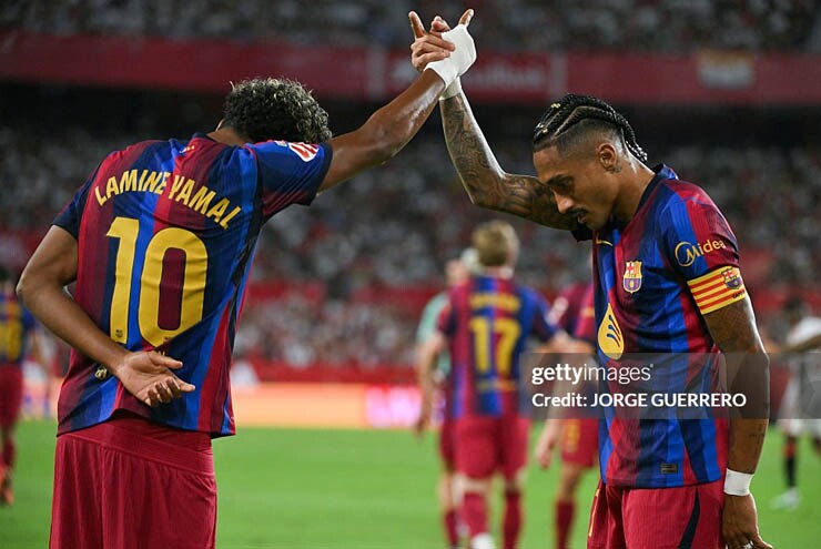 Video bóng đá Sevilla - Barcelona: Raphinha lập hat-trick, ngược dòng mãn nhãn (La Liga)