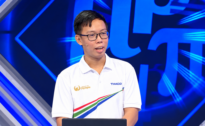 Em Phạm Đặng Thanh Bình giành vòng nguyệt quế với 175 điểm. (Ảnh chụp màn hình)