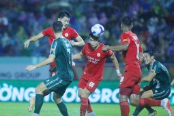 Video bóng đá Đồng Nai - Công an Hà Nội: Thẻ đỏ tai hại, bùng nổ 6 phút 3 bàn (V-League)