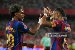 Nóng bảng xếp hạng La Liga: Barcelona nối dài mạch toàn thắng, bỏ xa Real Madrid