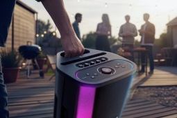 LG công bố loa karaoke di động pin 25 giờ, có AI tách lời và nhạc
