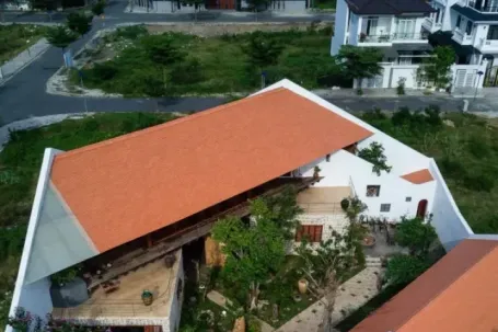 Ngôi nhà đưa hình ảnh nhà sàn Bắc Bộ vào không gian sống