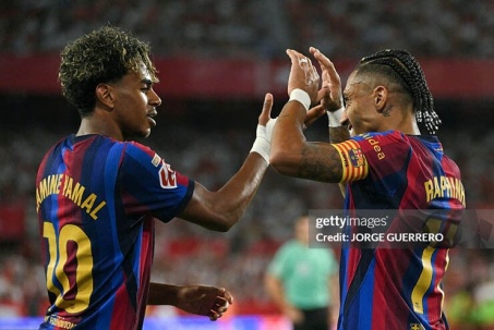 Nóng bảng xếp hạng La Liga: Barcelona nối dài mạch toàn thắng, bỏ xa Real Madrid