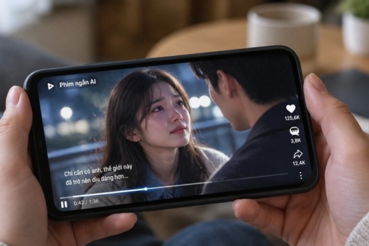 Tự nhủ xem vài phút, nhiều người thức trắng đêm vì phim ngắn AI
