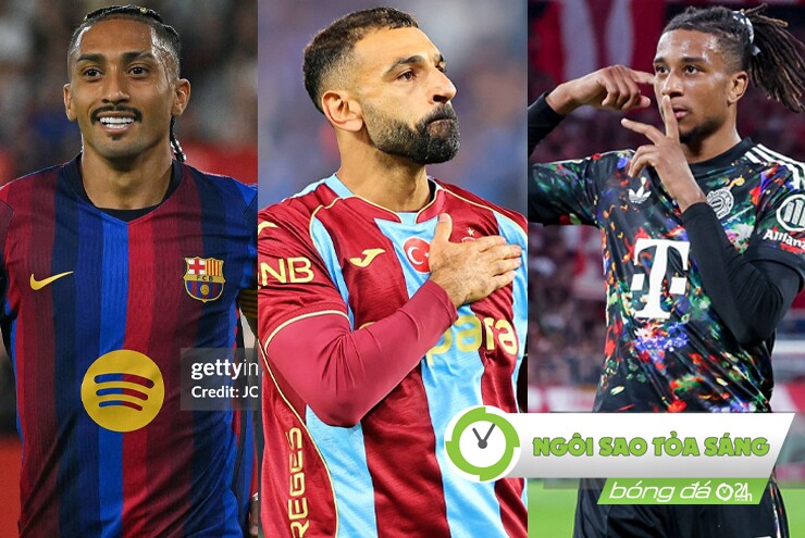 Olise, Raphinha & Salah đua nhau lập hat-trick, sân cỏ châu Âu dậy sóng