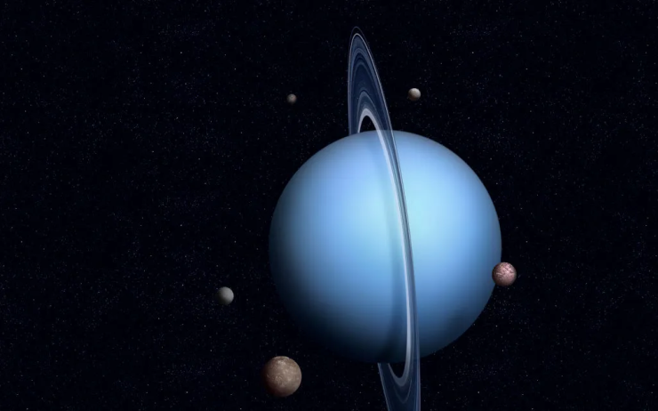 Sao Thiên Vương có thể nhìn thấy bằng mắt thường trên bầu trời đêm. Ảnh: Skyatnightmagazine