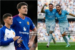 Nóng bảng xếp hạng Ngoại hạng Anh: Man City chiếm ngôi đầu, MU vẫn lẹt đẹt