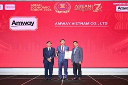 Amway Việt Nam được vinh danh Top 5 doanh nghiệp tiêu biểu ASEAN và Top 5 thương hiệu/ sản phẩm nổi tiếng ASEAN 2026