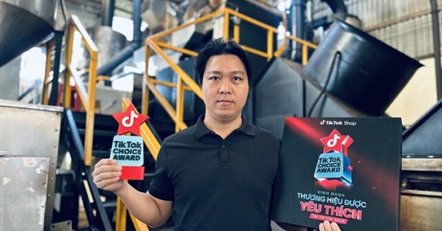 Cà Phê Đông Phương được người tiêu dùng bình chọn tại Tiktok Choice Award 2026