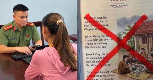 Đăng ảnh bài thơ ‘Thịt chó’ do AI tạo, người phụ nữ bị công an mời làm việc