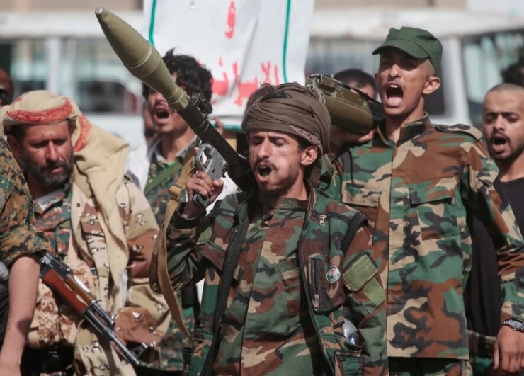 Lực lượng Houthi. Ảnh: AP