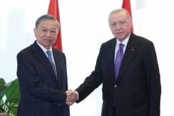 Tổng Bí thư, Chủ tịch nước Tô Lâm gặp Tổng thống Thổ Nhĩ Kỳ Tayyip Erdogan
