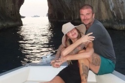 Phong cách nghỉ dưỡng của vợ chồng David Beckham