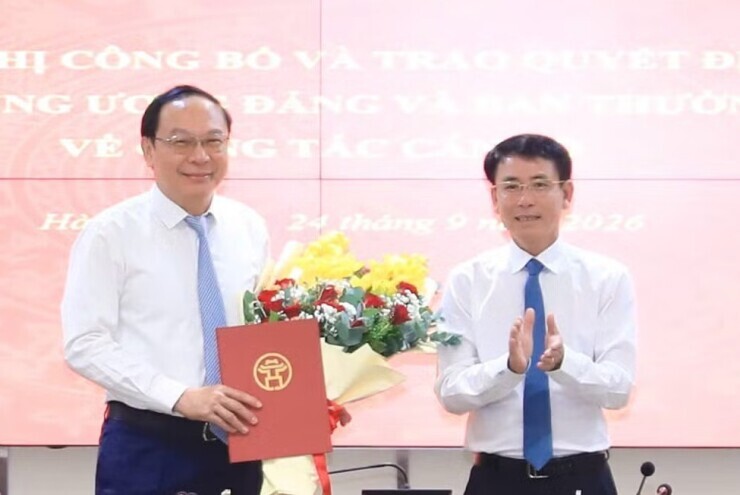 Thứ trưởng Bộ Nông nghiệp và Môi trường làm Trợ lý Bí thư Hà Nội Trần Đức Thắng