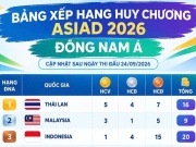 Bảng xếp hạng huy chương nhóm Đông Nam Á ở ASIAD: Indonesia và Philippines có HCV, Việt Nam nhận “cơn mưa” HCĐ