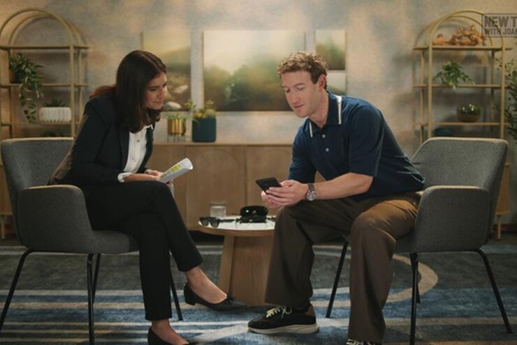 Mark Zuckerberg trong cuộc phỏng vấn mới đây.