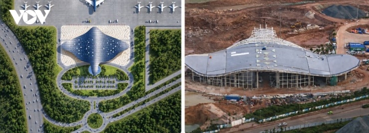 Nằm trong tổng thể dự án mở rộng sân bay Phú Quốc, Nhà ga VIP có diện tích sàn 9.890m², được xây dựng trên khu đất rộng 5,3ha. Công trình lấy cảm hứng từ hình tượng cá đại bàng biển, hướng tới phục vụ các đoàn nguyên thủ với quy mô lên tới 300 người.
