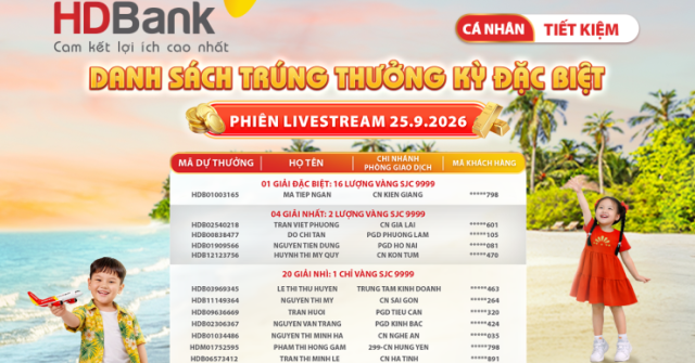 Mùa trung thu viên mãn, HDBank gọi tên "Tỷ phú" vàng