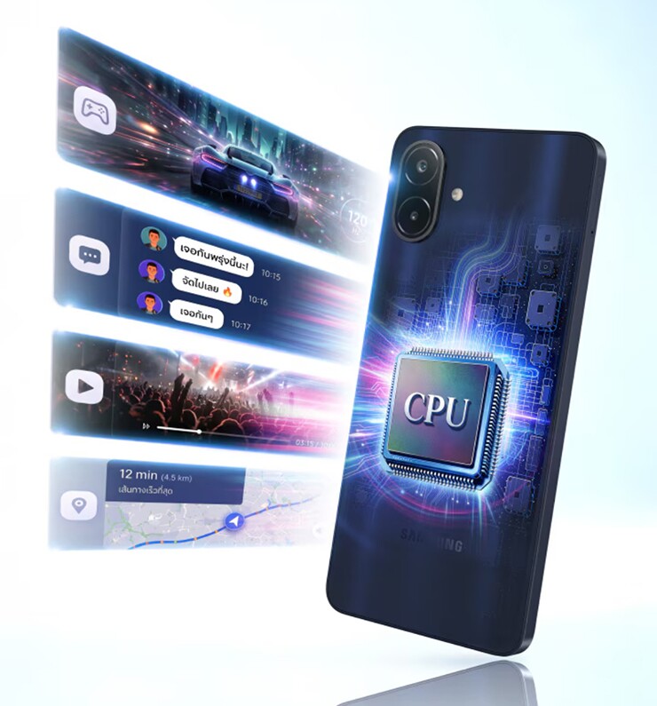 Chip xử lý mạnh mẽ bên trong thiết bị giá rẻ của Samsung.
