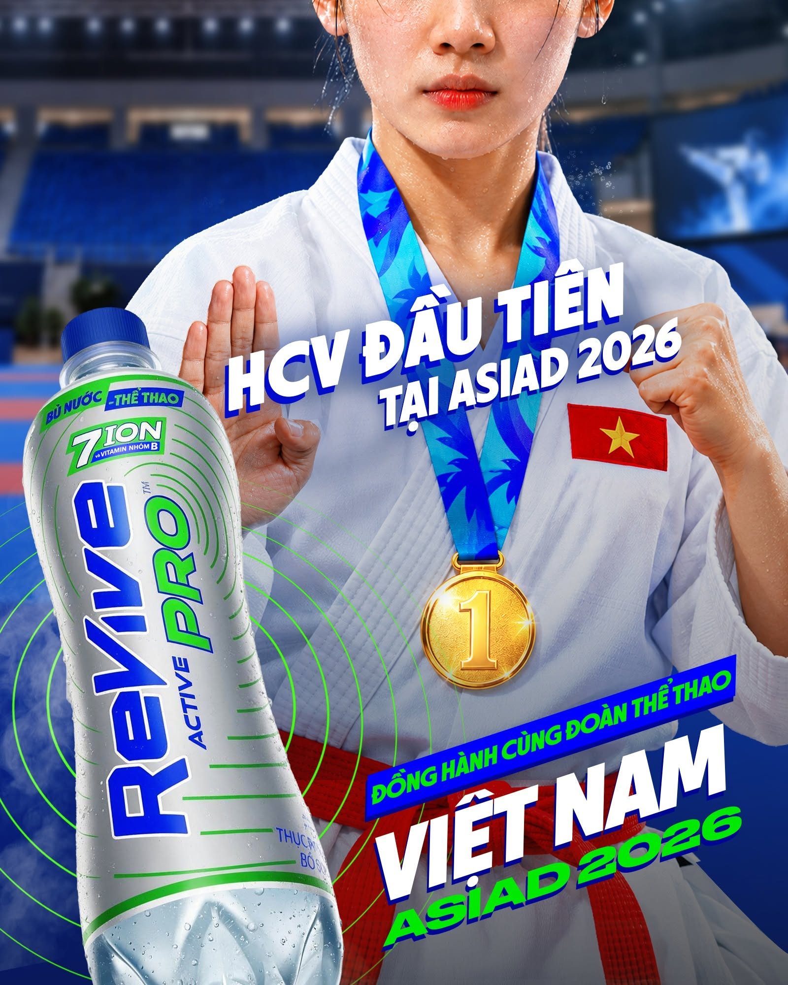 Revive Thể Thao tự hào đồng hành tiếp sức cùng những chiến binh Việt Nam chinh phục những đỉnh cao mới tại ASIAD 2026