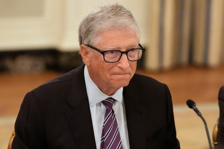 Tỷ phú Bill Gates cảnh báo AI có thể khiến một tỷ người chết. Ảnh: AP