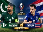 Trực tiếp bóng đá Pakistan - Thái Lan: “Voi chiến” phô diễn sức mạnh (FIFA ASEAN Cup)