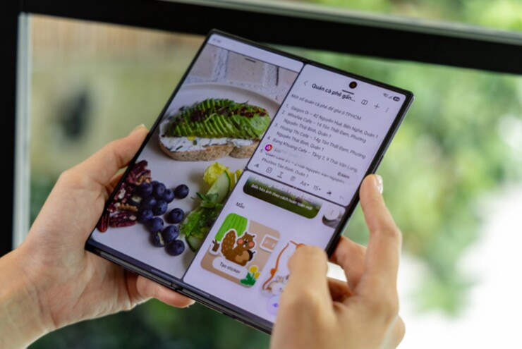Cảm biến vân tay được tích hợp trong nút nguồn của Galaxy Z Fold8.